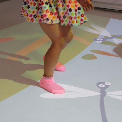 Smartfloor - imultiinteractive floor - children having fun