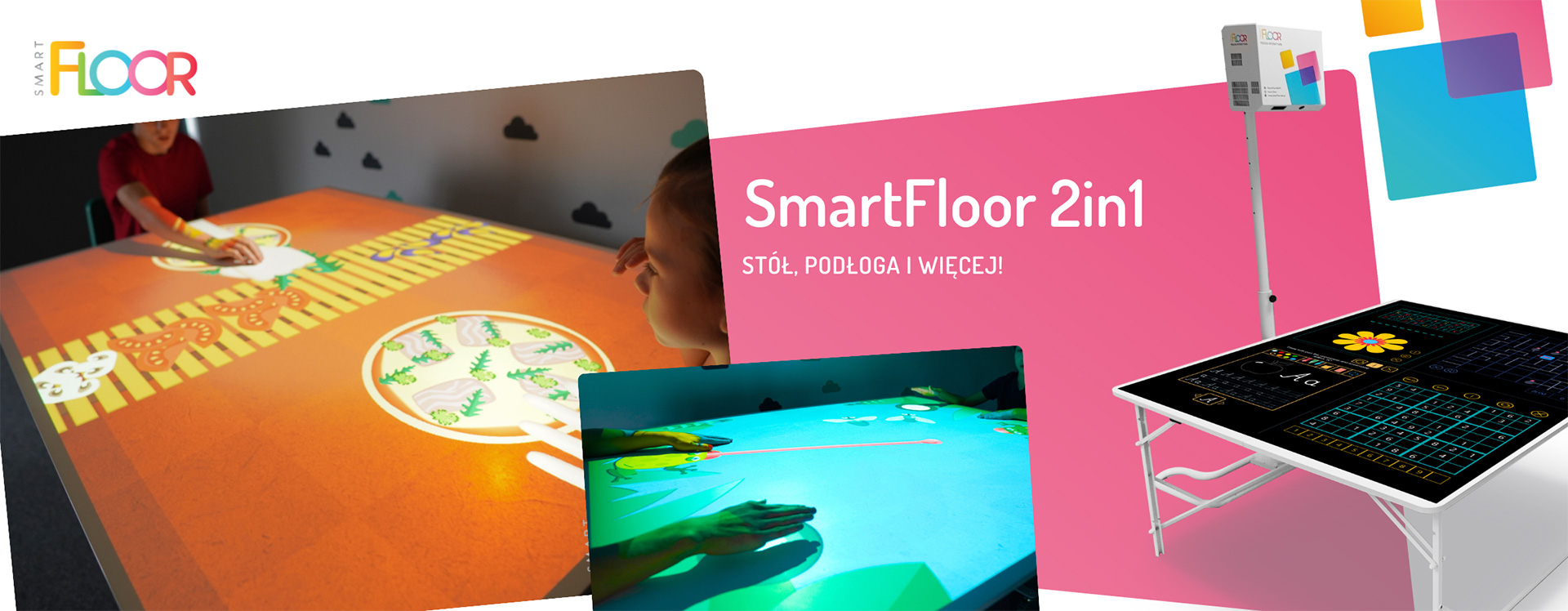 SmartFloor 2in1. Stół, podłoga i więcej.