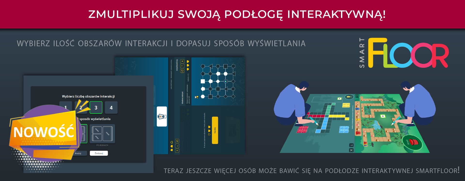 Zmultiplikuj swoją podłogę interaktywną