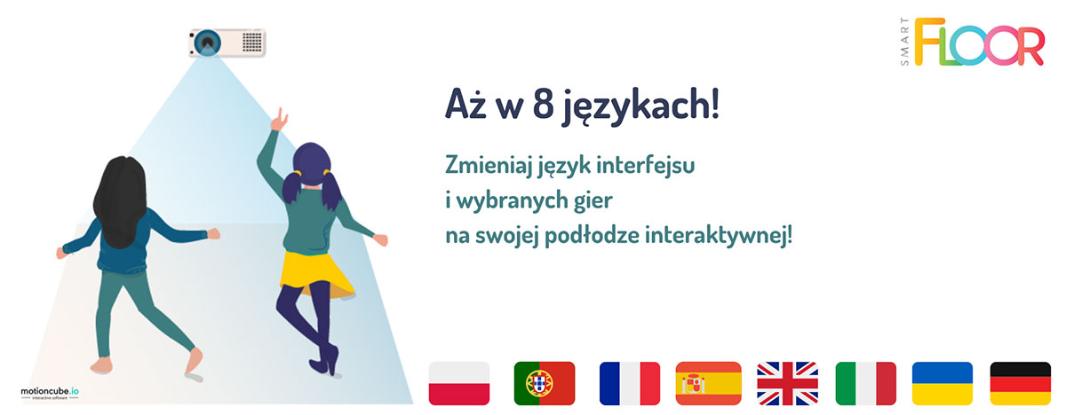 SmartFloor dostępny aż w 8 językach!